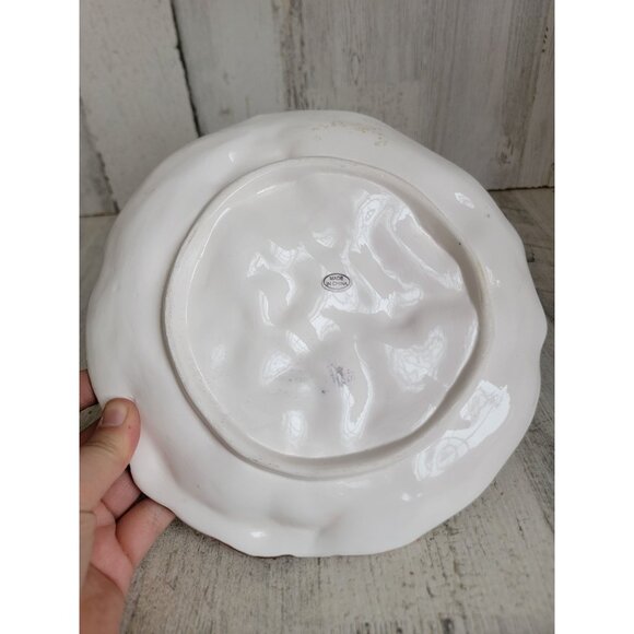 Cookies for‎ Santa vintage ceramic plate home decor xmas snowman - Picture 7 of 7